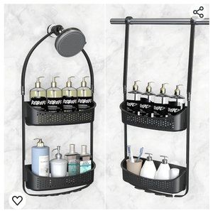 Plastic Shower/Bath Storage Organizers - Set of 2